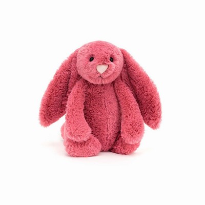 Jellycat Bashful Cerise Bunnies USA | 73254FYTU